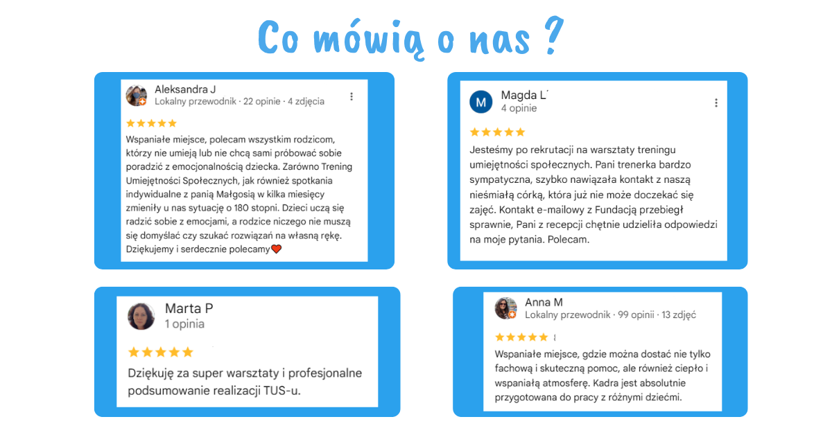 opinie o fundacji rozwoju i terapii Moja Przestrzeń